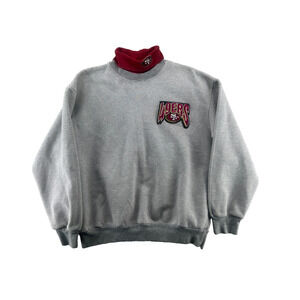 Vintage San Francisco 49ers Textured Crewneck Sweatshirt Majestic Made USA Large